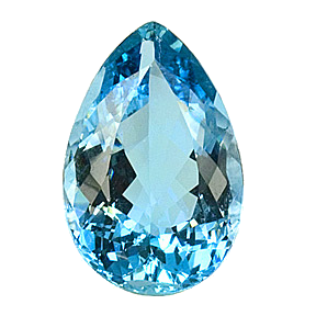the March gemstone is Aquamarine
